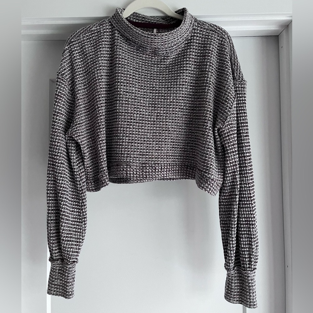 Free People Cropped Sweater Turtleneck M